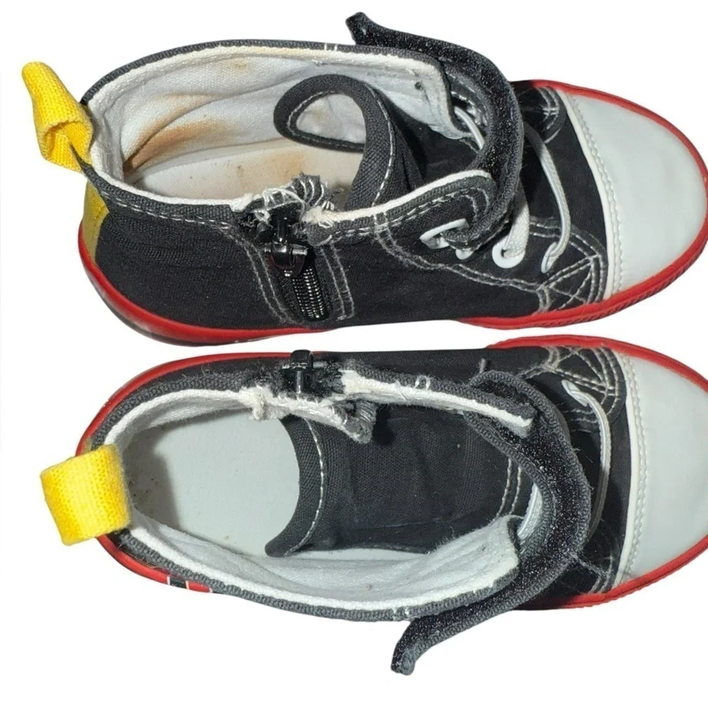 Mickey Mouse Toddler Hi Top Sneakers Size 11